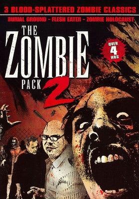 Zombie Pack 2 DVD Collection: Burial Ground, Flesh Eater, Zombie Holocaust (Used)